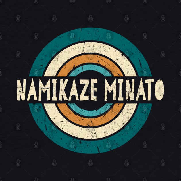 Retro Styles Minato Name Birthday 70s 80s 90s Circle by Amir Dorsman Tribal